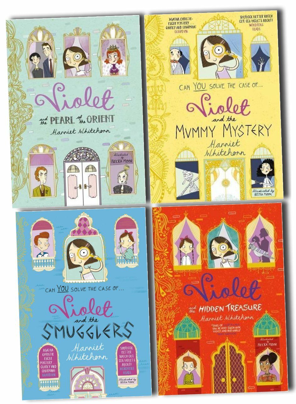 Harriet Whitehorn Violet Solve The Case 4 Books Collection Set - Mummy Mystery