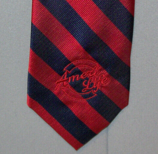 Wolfmark AMERI LIFE Classic Red & Navy Wide Strip… - image 2