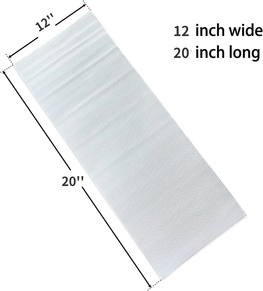 Embossed Aluminium 12'' x 20'' Fit Car Exhaust Heat Shield Set  1800F Continuous Foto 3 de 4