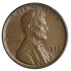 1929 Lincoln Wheat Cent Penny Nice AU Coin!
