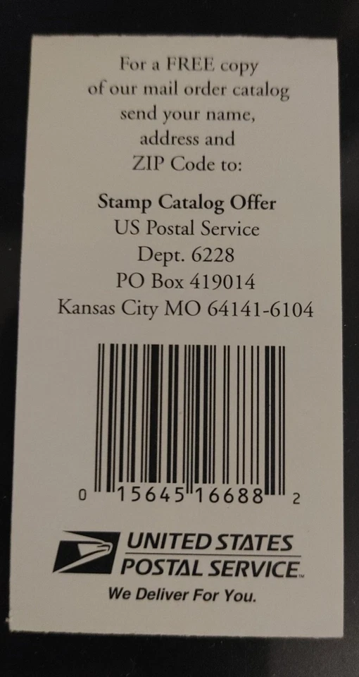 US Stamps SC #BK264 32¢ Holly $4.80 complete booklet . MNH. Free Shipping! - Image 2 of 2