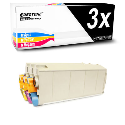 3x Eurotone Patrone f�r OKI MC-770-dnvfax MC-780-dnfwMC-760-dnvfax MC-760-dnf