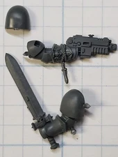 Warhammer 40k Space Marines Bits Bladeguard Veteran Bolt Pistol Power Sword A04