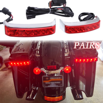 For 14-20 Harley Road Electra Glide LED Saddlebag Run Brake Turn Signal Lights