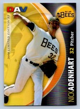 Nick Adenhart 2008 DAV Salt Lake Bees Angels Minor League Baseball Card