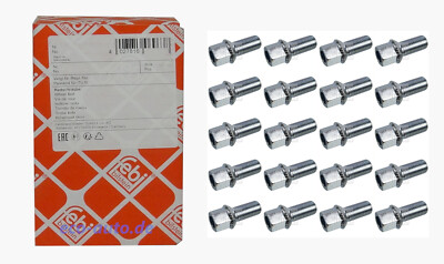 20 FEBI Radschrauben für VW BEETLE BORA CADDY III IV CC CORRADO EOS FOX FORD