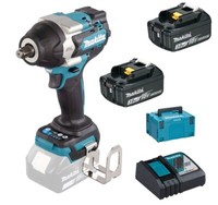Makita DTW700Z Akku-Schlagschrauber 18V 700Nm + 2X Akku 3Ah + LadegeräT + Koffer