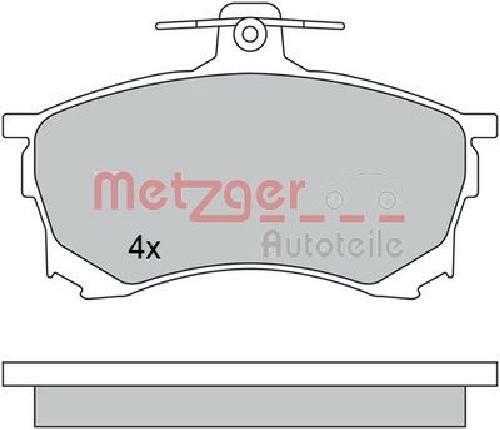 Original METZGER Brake Pad Set Disc Brake 1170453 For Mitsubishi