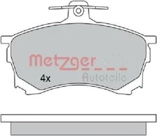 Original Metzger brake pad set disc brake 1170453 for Mitsubishi