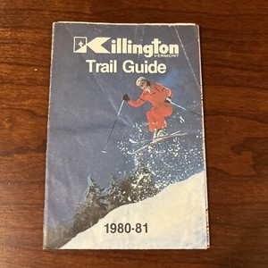 Vintage 1980-81 Killington Trail Guide