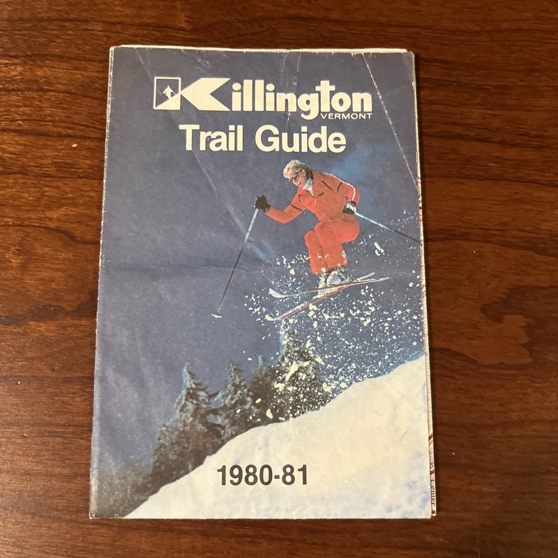 Vintage 1980-81 Killington Trail Guide