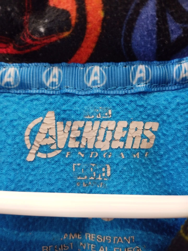 Juego de pijamas Advengers End Game niños 4/5 superhéroe azul juvenil pijamas ropa de dormir Foto 4 de 4