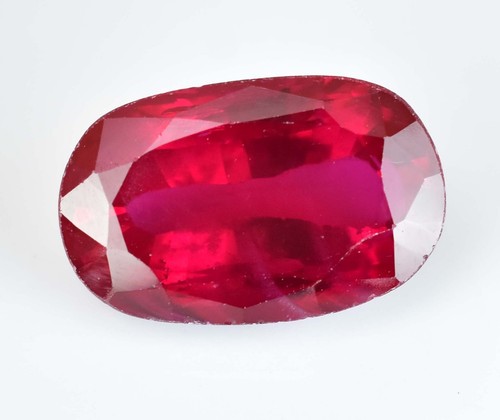 Natural Mozambique Red Ruby 16.25 CT Certified STUNNING Oval Cut Gemstone - Picture 5 of 6