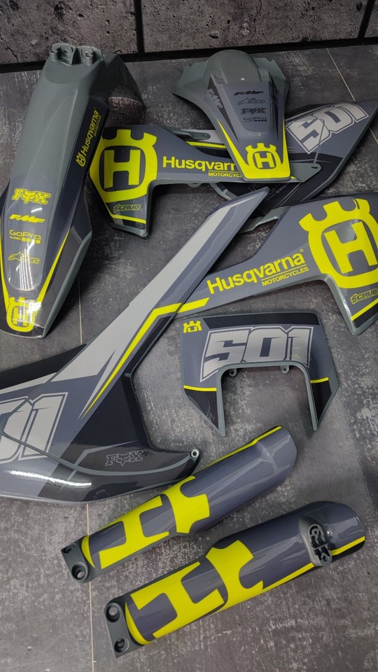 Kit De Stickers Graphiques Pour Husqvarna TE/FE 150-501 (2017-2019) - Personnalisable