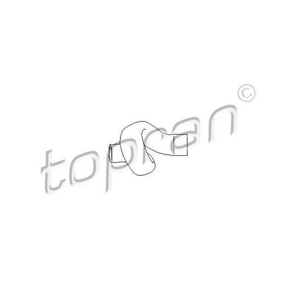 Topran KüHlerschlauch KüHlleitung MotorküHler Oben FüR Opel Astra F CC 206 880-image