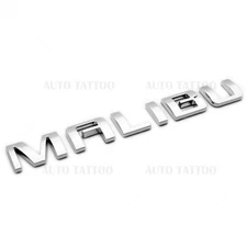 Chrome Sport For Malibu Trunk Lid Door Letter Emblem Logo Badge Nameplate