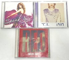 Taylor Swift CD Album Lot of 3 Fearless Red 1989 2014 Speak Now