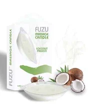 FUZU Massage Candle Coconut Passion, 4 oz