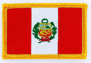 Flaggen Aufnäher Patch Peru Fahne Flagge