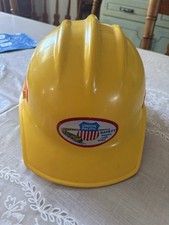 Vintage Union Pacific Railroad Hard Hat Bullard Hard Boiled Versalyte UP Yellow