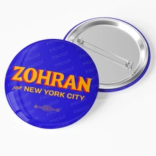 Zohran for Mayor NYC – 2.25” Union-Printed Campaign Button