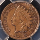 1907 Indian Cent, PCGS MS64BN, Gorgeous Original Color and Toning, Tack Sharp!