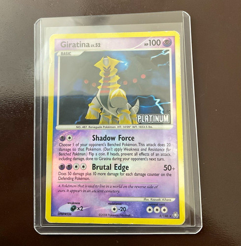 Pokémon TCG Giratina 4/146 Legends Awakened Reverse Holo Stamped 100 HP Eng 2008