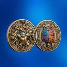 Moneda Conmemorativa Tortugas Ninja Mutantes 19872026