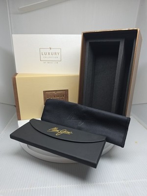 Maui Jim Black and Gold Sunglass Case Set Maui Jim Black Eyeglass Cases & Storage Sunglasses for sale  main image 4