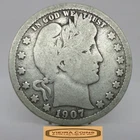 1907-O Barber Silver Quarter - #C57668NQ