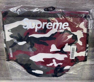 Supreme ネックウォーマー レッド Supreme Windproof Neck Gaiter Red Camouflage One Size Men Army
