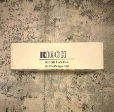 Ricoh Type 500 Black Ink Ribbon Fax Print Technology for Ricoh FAX570 FAX580