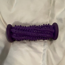 Purple Body Massage Roller Stick for Foot and Back, Manual, 6 Inch Plastic