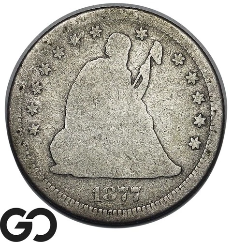 1877-S Seated Liberty Quarter