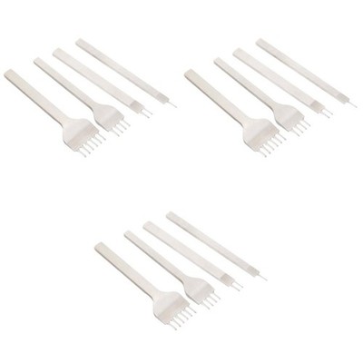 12 stücke 3mm DIY Prong Meißel Leder Handwerk Werkzeuge Hole Punch Tool