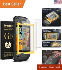Touch Sensitive Anti-Glare Screen Protector for Steam Deck 7.0  OLED - 2 Count