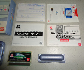 ~Boxed Bandai WonderSwan Color w/ Game -Serviced- -US Seller- ~Cleaned & Works~