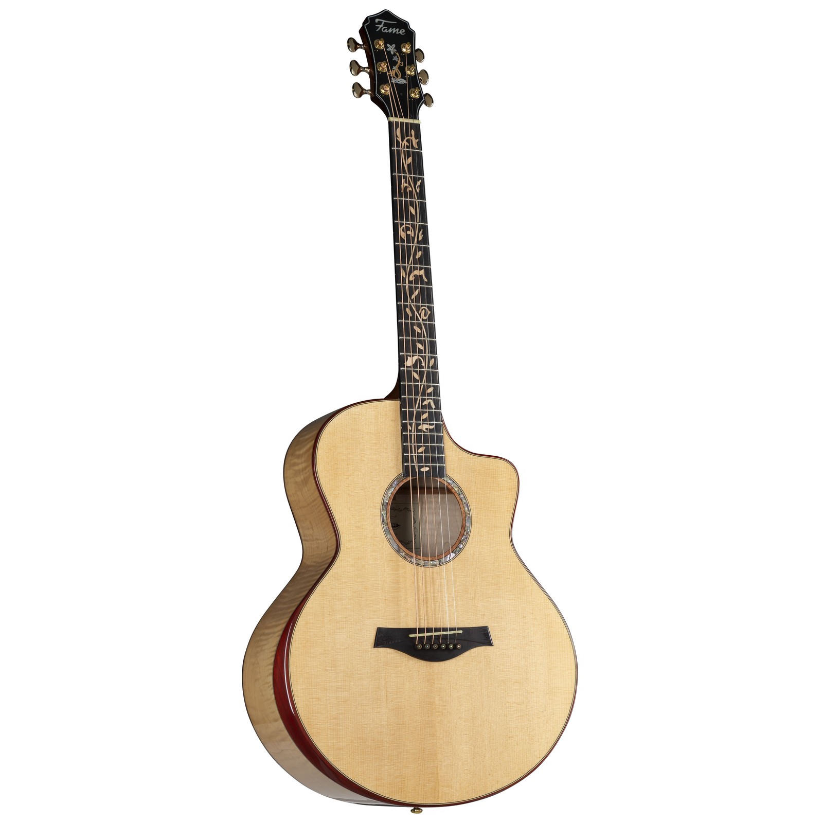 Электроакуст Maple Deluxe Западная гитара Фихтендеке Рог Фишман Пресис 133090₽