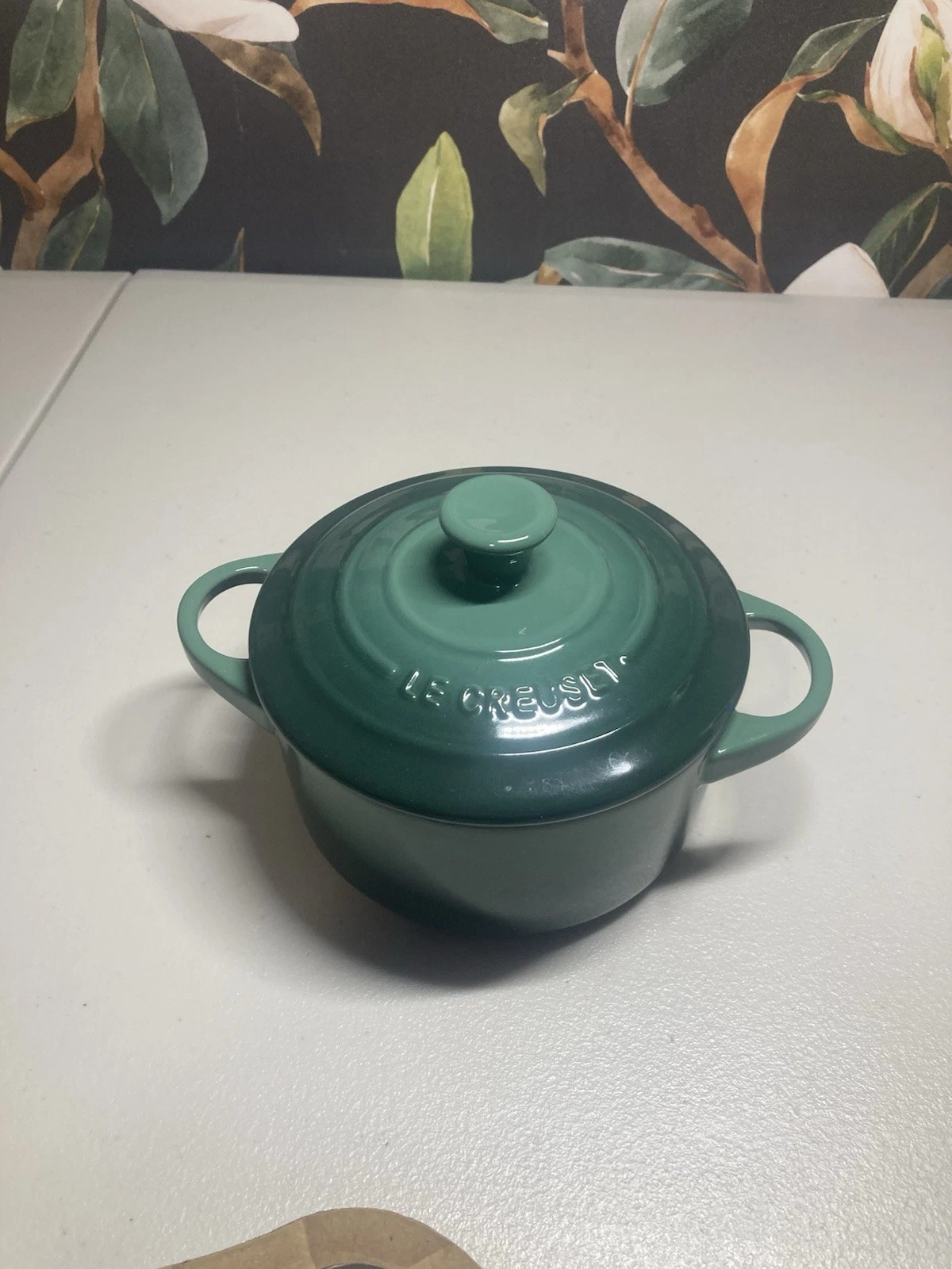 La Creuset Stoneware Mini Round Cocotte Artichaut Green