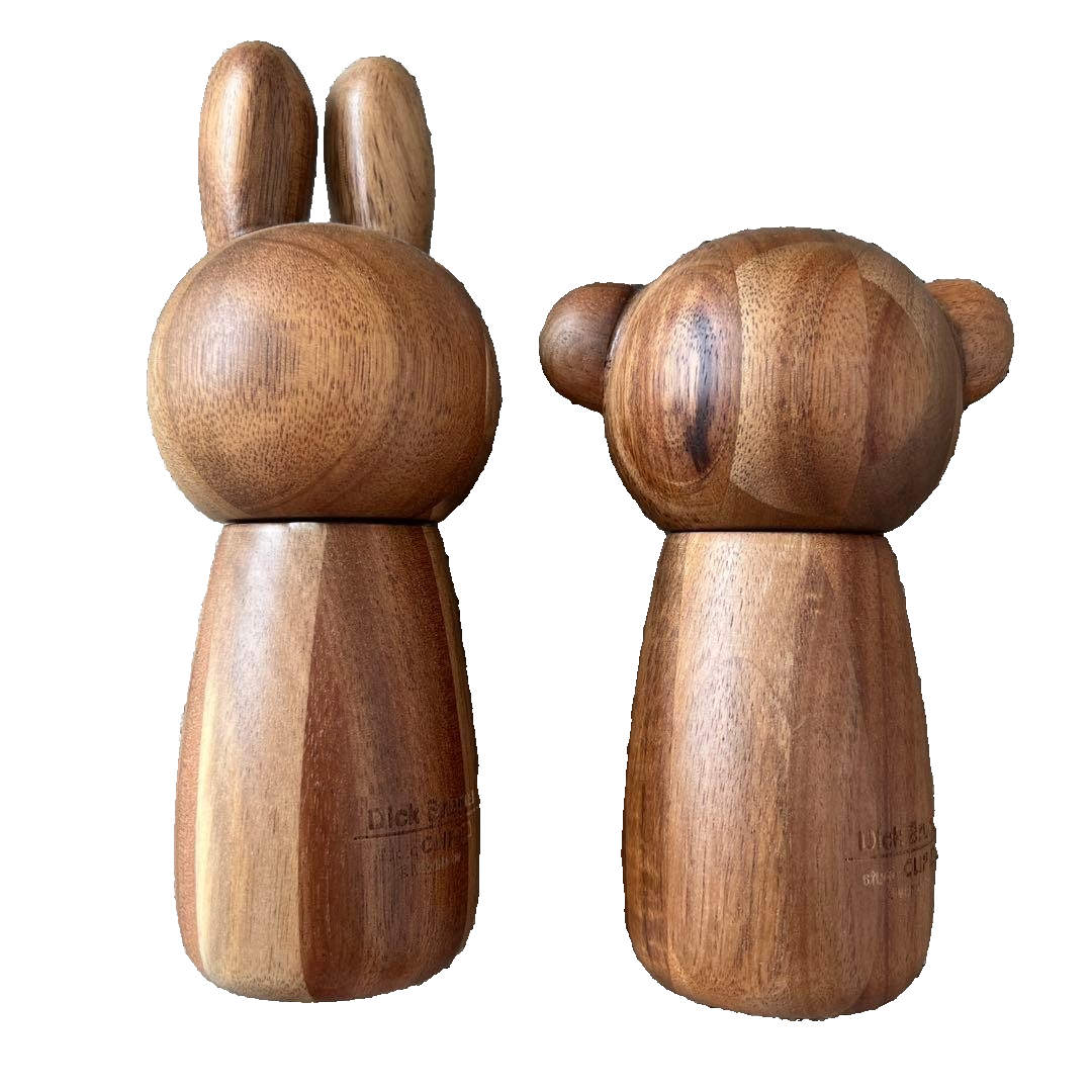 studio CLIP Miffy and Boris Wooden Pepper Mill Set Kawaii Kitchen