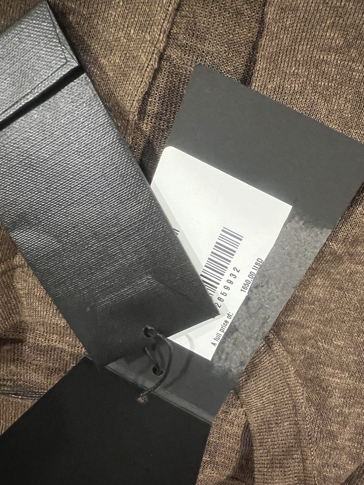 T shirt uomo Saint Laurent in lino. M. $1650