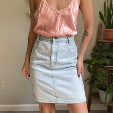 90s vintage denim skirt