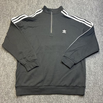 Adidas Adicolor Trefoil Quarter Zip Sweatshirt Large