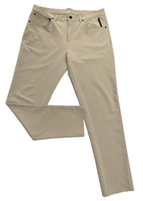Fourlaps Traverse 5 Pocket Mens Pant Size 34x31 Golf Work *read