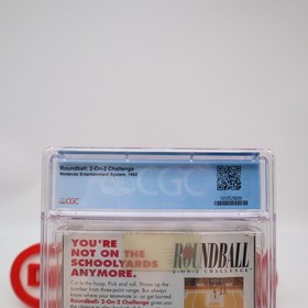 NES Nintendo ROUNDBALL 2-ON-2 CHALLENGE BASKETBALL CGC GRADED 8.5 B+ NEW Sealed!