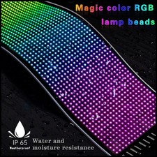 LED Flexible Display APP BT Car Advertising Screen Full Color IntelligentE