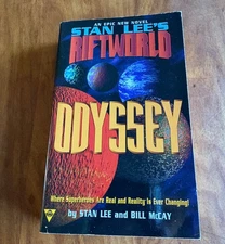STAN'S LEE'S NOVEL RIFTWORLD ODYSSEY SIGNED BY STAN LEE 1996 PB FIRST PRINTING