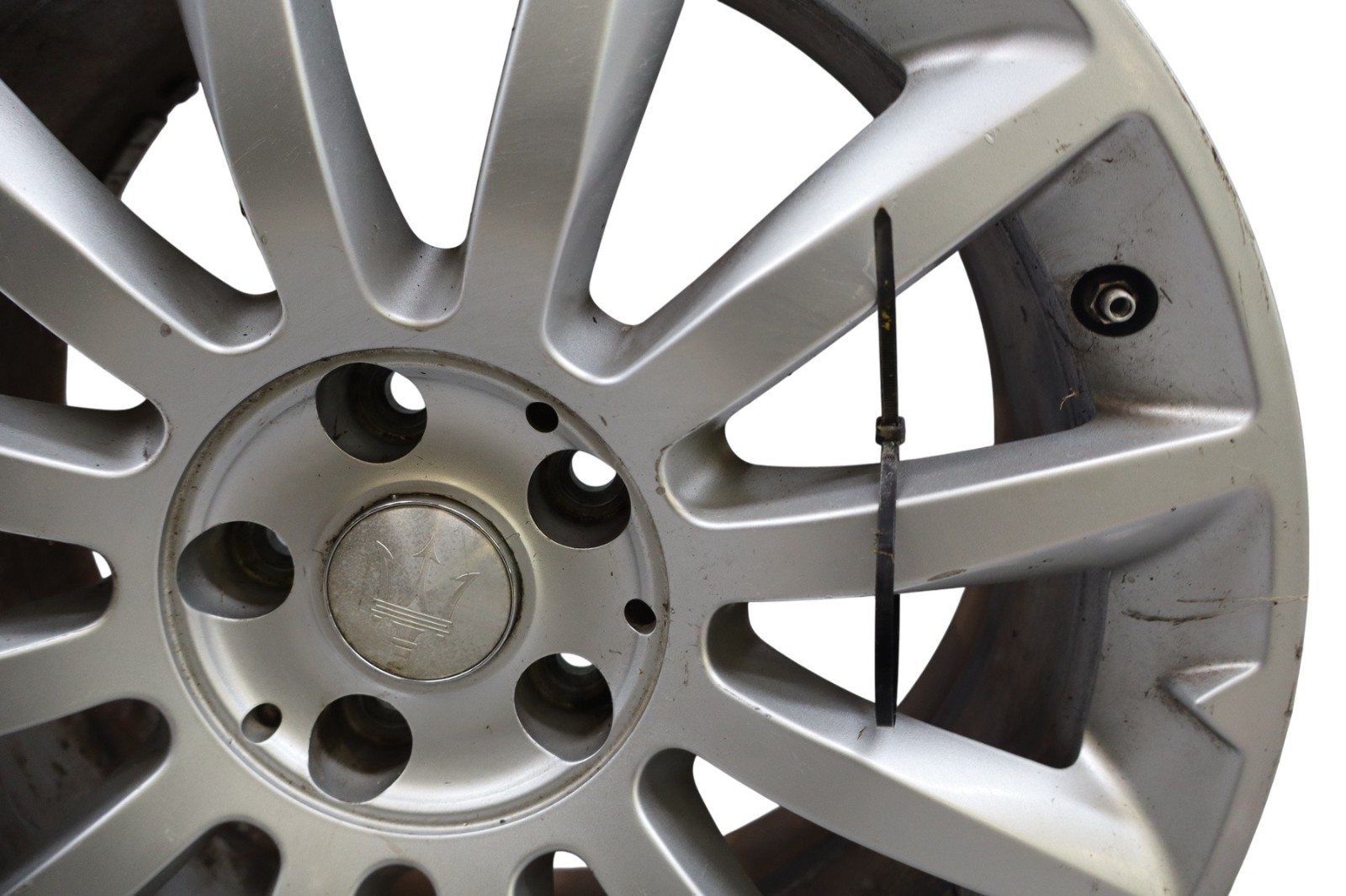 14-15 Maserati Ghibli 8.5X18H2 18'' 12-Spoke Rear Alloy Wheel Rim 670019917 Oem