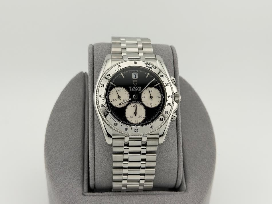 Tudor Monarch 15900 36mm Reverse Panda Black White Dial