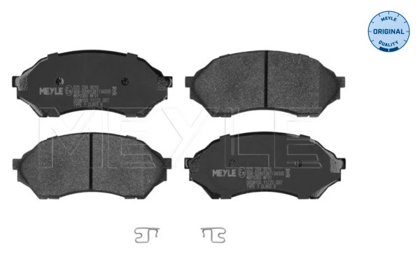 Plaquettes de frein Meyle 025 234 9016 pour disques de frein d'origine OE BJYD-33-2 arrière